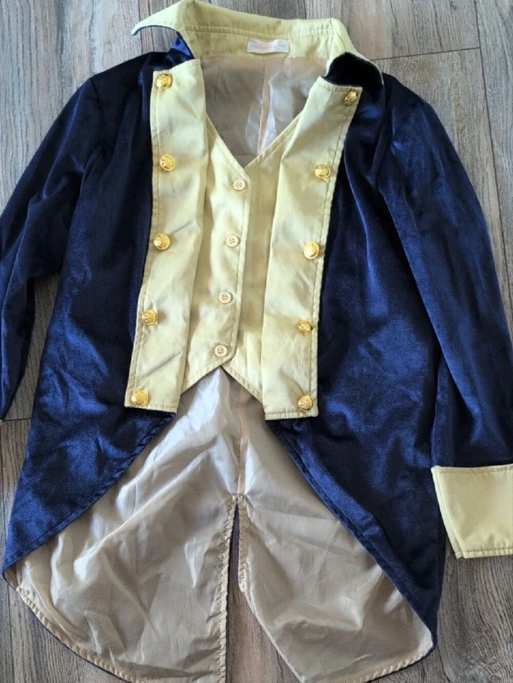 RELIBEAUTY Washington Costume Boys Hamilton American Colonial Uniform Size 10